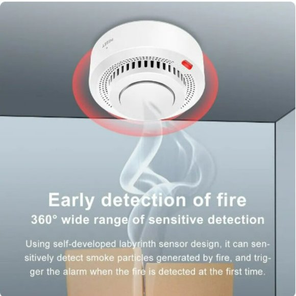 💥(4) WiFi Smoke Alarm Fire Protection Smoke Detector 💥 - Picture 2 of 5